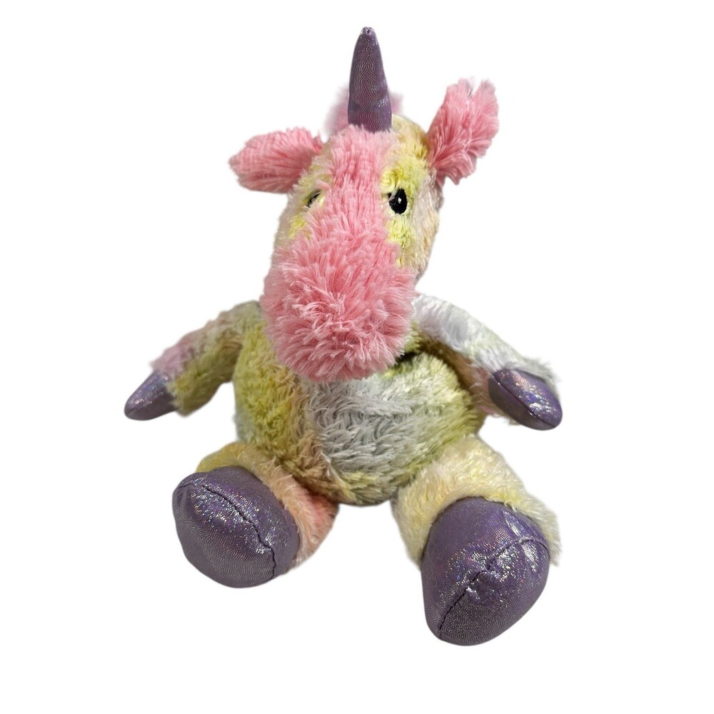Warmies Microwavable Soothing Heat Weighted Plush Rainbow Unicorn